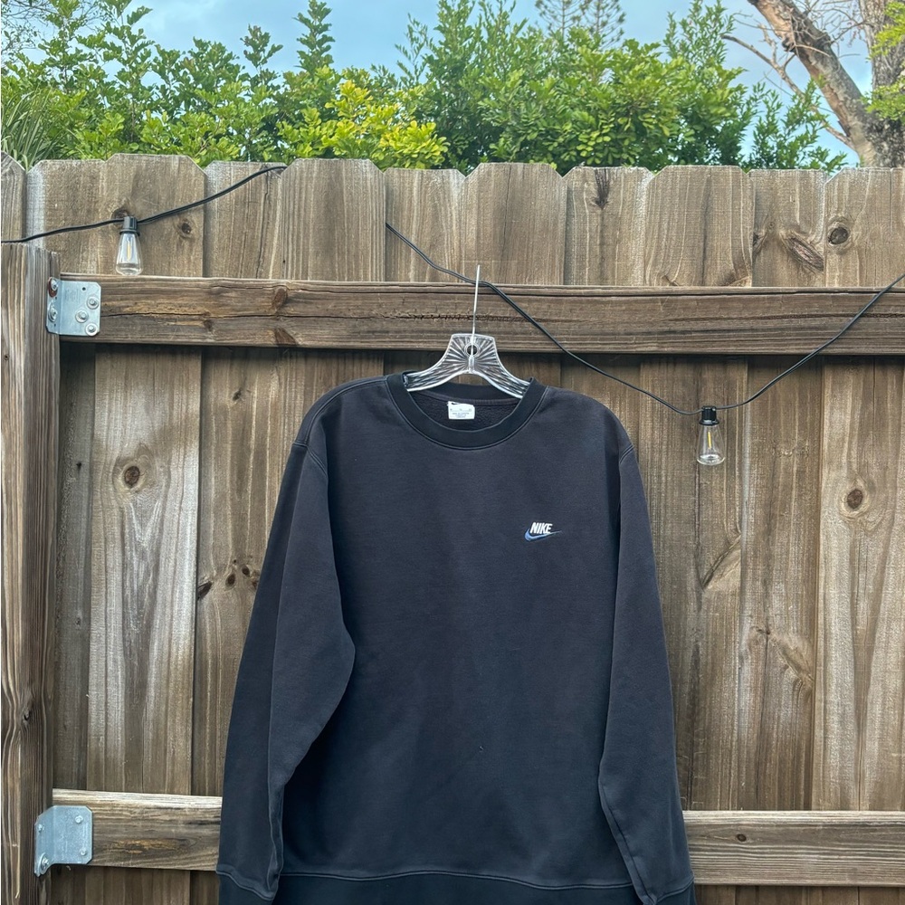 Nike Men's Vintage Dark Gray Crewneck Sweater